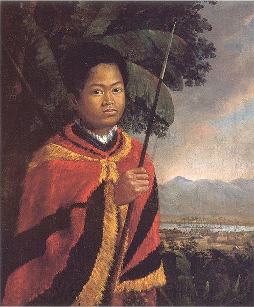 Robert Dampier Portrait of King Kamehameha III of Hawaii Norge oil painting art